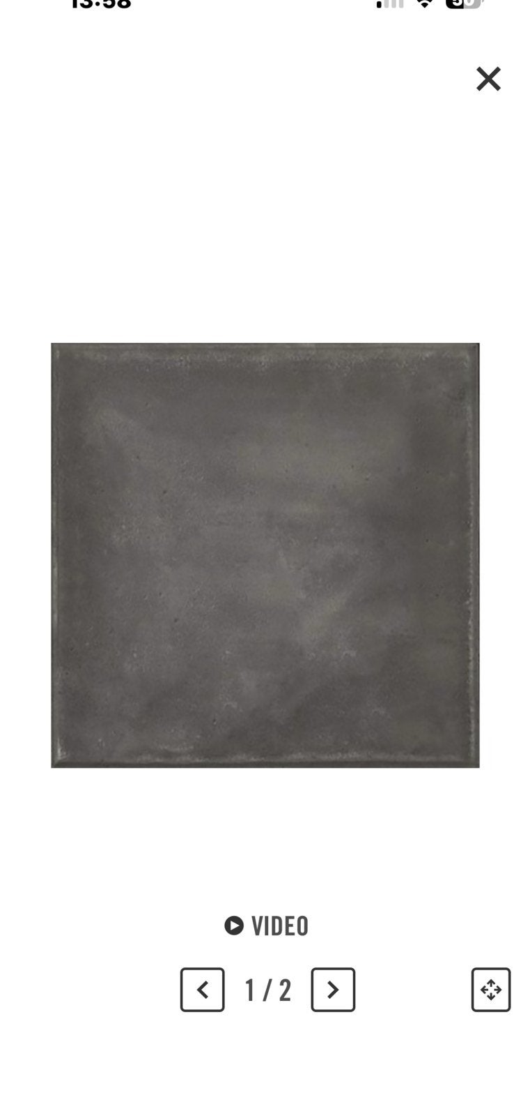 14 Antraciet tegels nieuw! 50x50 met zand, voegmiddel,, Overige materialen, 60 cm of meer, Nieuw, Ophalen of Verzenden