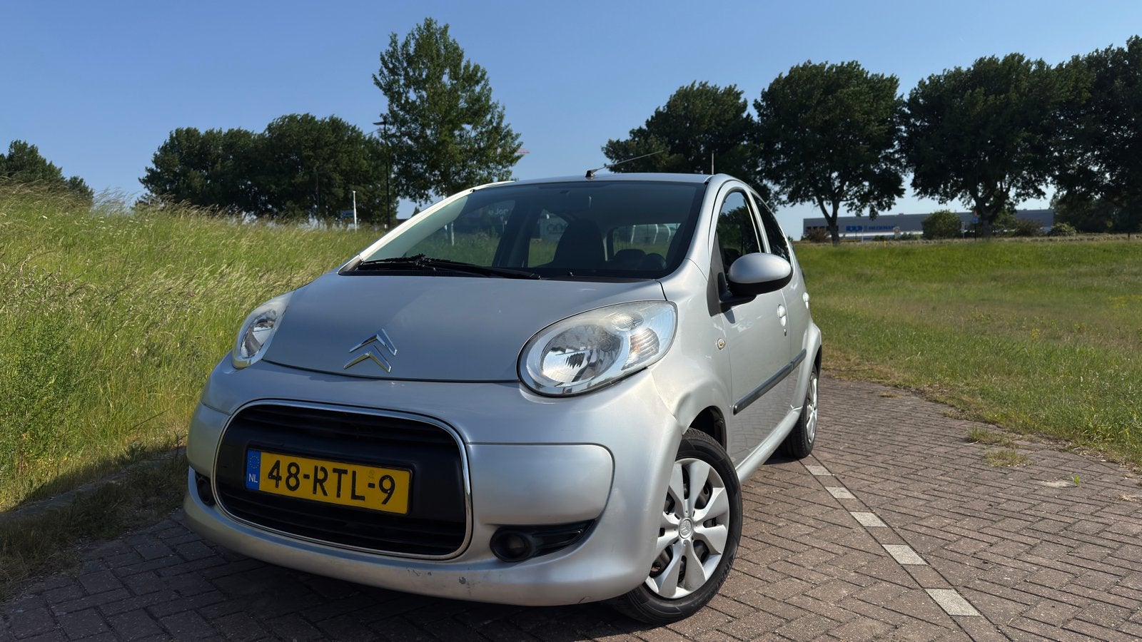 Citroën C1 1.0i 68PK 5D 2011 Grijs NEW APK, 4 Eigenaar,Airco, Auto's, Voorwielaandrijving, 4 stoelen, C1, 68 pk