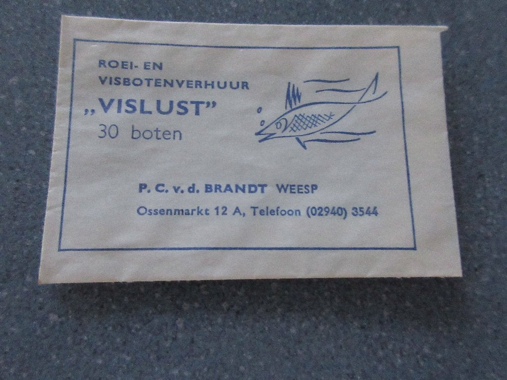 Weesp, roei- en visbotenverhuur Vislust, Verzenden, Nederland