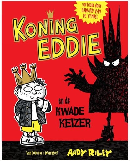 Andy Riley - Koning Eddie en de kwade keizer, Boeken, Ophalen of Verzenden, Zo goed als nieuw, Andy Riley, Fictie algemeen