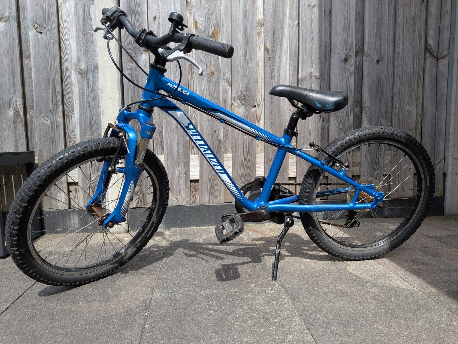 Specialized Hotrock 20 inch kinderfiets - Blauw, Fietsen en Brommers, Fietsen | Kinderfietsjes, Velgrem, Ophalen, Specialized