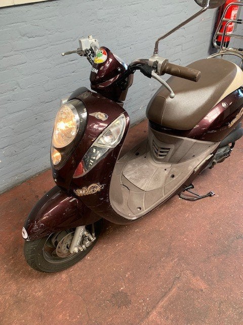 scooter, Ophalen, Gebruikt, SYM, Benzine
