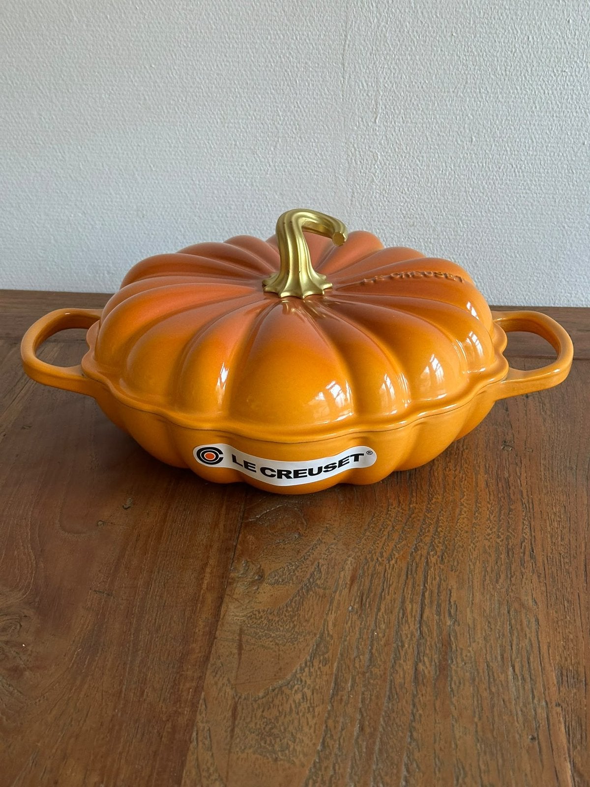 Le Creuset Gietijzeren Pompoen Campagnard 28 cm– Marronnier, Ophalen of Verzenden, Nieuw, Gietijzer