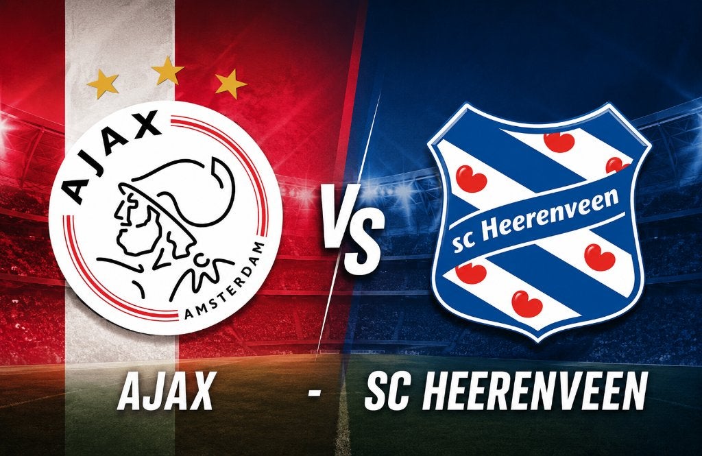 2 x 2 Kaarten: Ajax - SC Heerenveen, Tickets en Kaartjes, Sport | Voetbal, Twee personen, Augustus, Losse kaart
