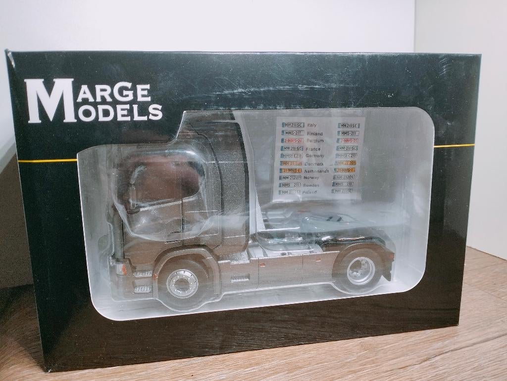 Te koop Marge Models Scania R500 4 x2 Dark Gray., Ophalen of Verzenden, Zo goed als nieuw, Bus of Vrachtwagen, Overige merken