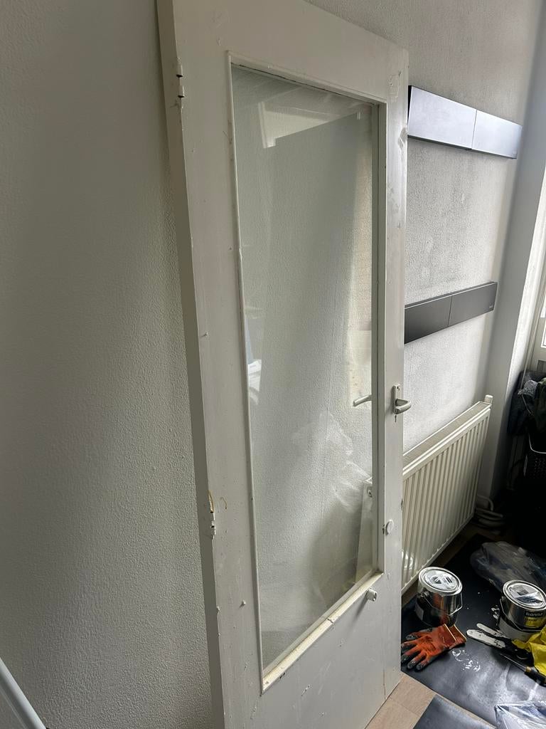 Binnen deur met klink. Gratis ophalen!, Ophalen, Zo goed als nieuw, Binnendeur, 200 tot 215 cm