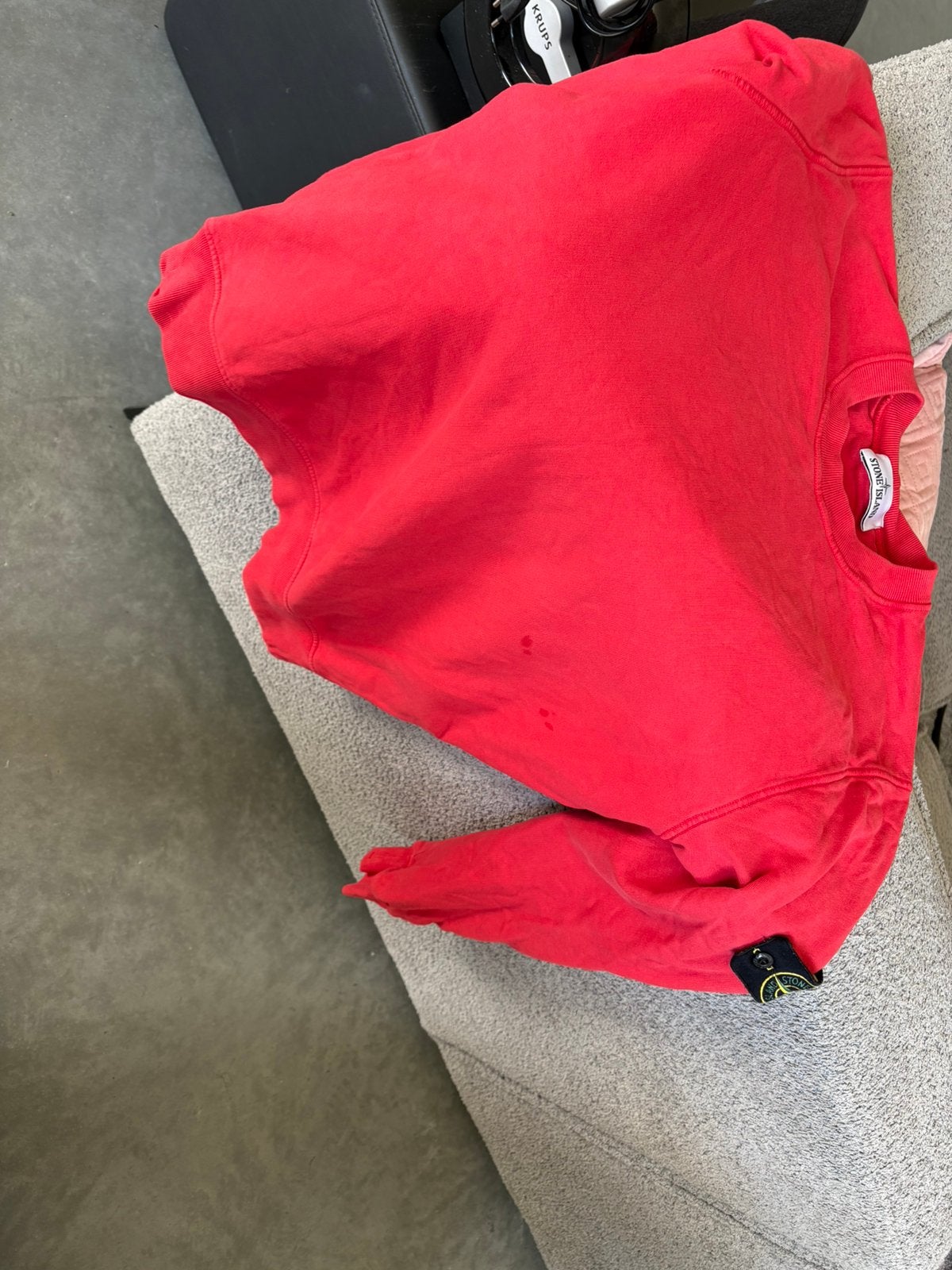 Stone Island trui rood maat M, Kleding | Heren, Ophalen of Verzenden, Zo goed als nieuw, Maat 48/50 (M), Rood