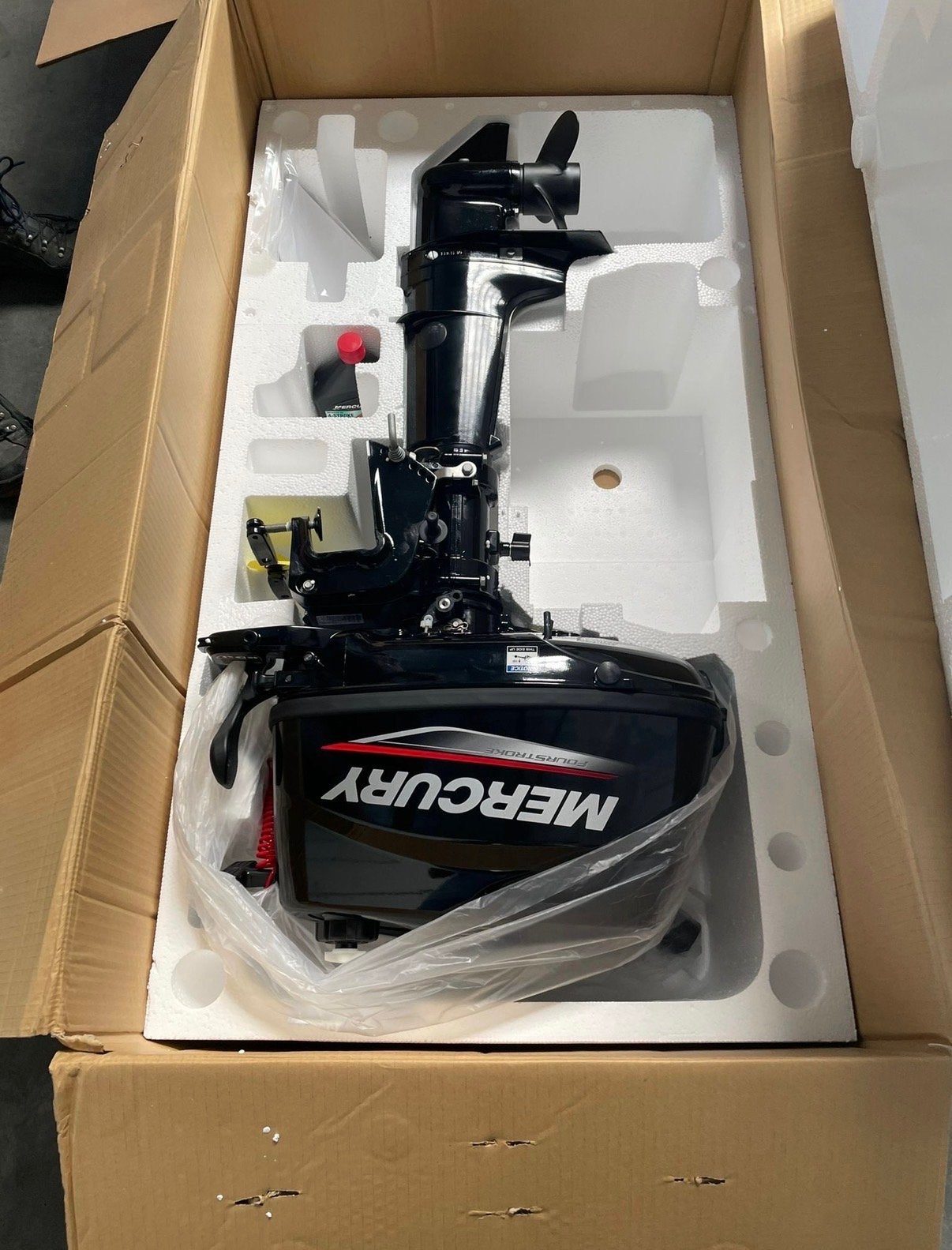 Aqua Marina opblaasboot met Mercury buitenboordmotor, Ophalen, Aluminium, Inclusief motor, Zo goed als nieuw