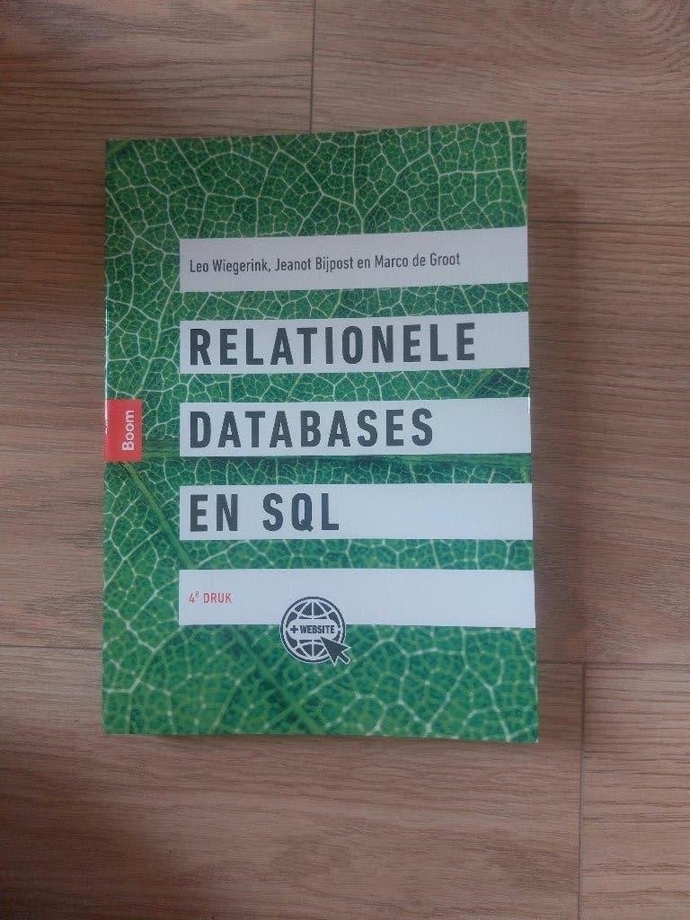 Relationele Databases en SQL, Verzenden, Beta, Zo goed als nieuw, HBO