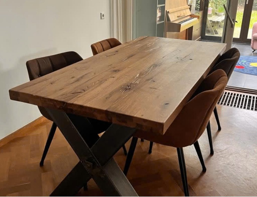 Eet tafel, Ophalen, 100 tot 150 cm, Zo goed als nieuw, 150 tot 200 cm