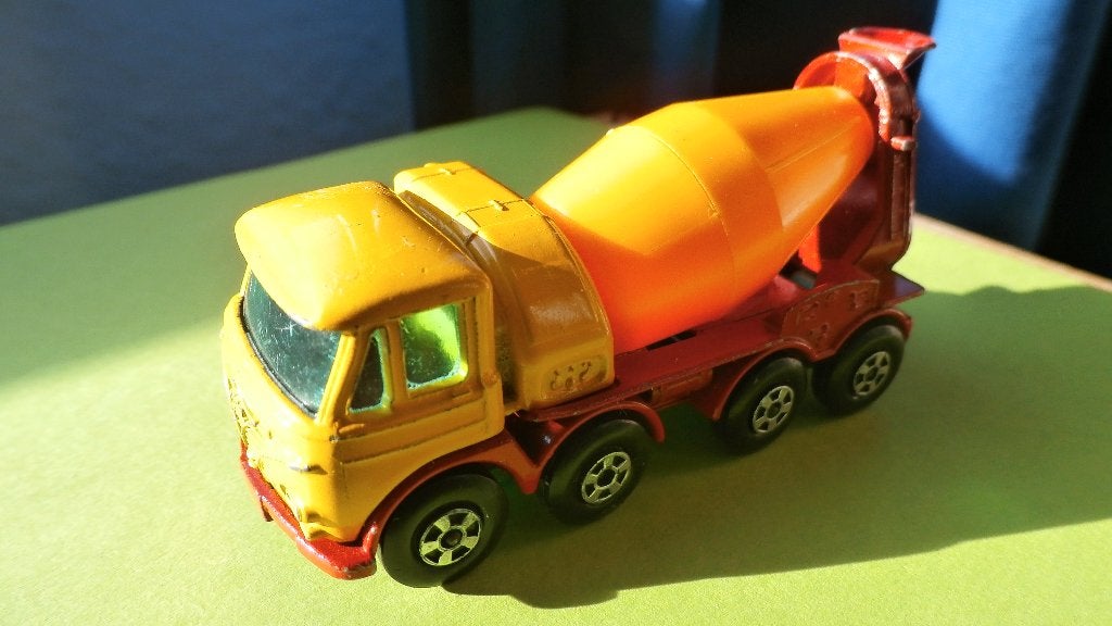 Foden concrete truck - matchbox series no. 21 - (7,2cm lang), Ophalen of Verzenden, Gebruikt, Overige typen