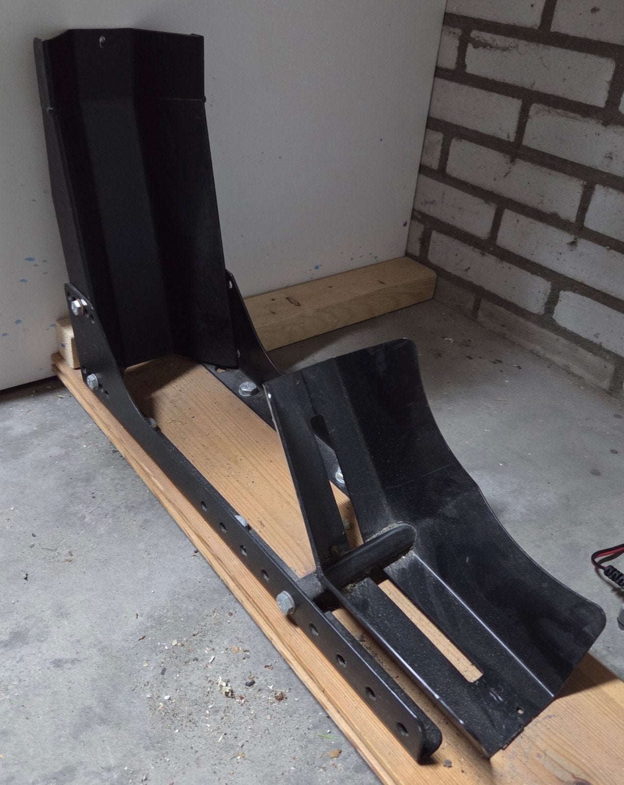 Motorfiets voorwielklem en paddockstand, Motoren, Ophalen, Gebruikt