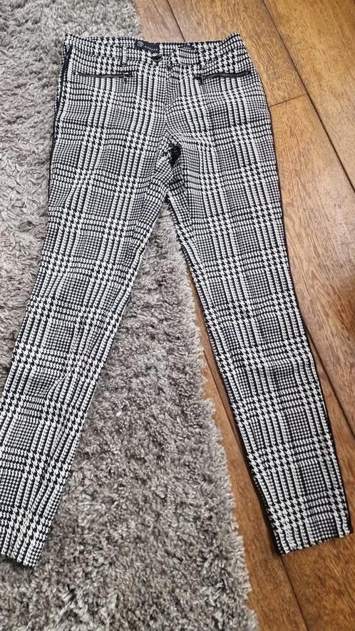 Geruite Rosner broek maat 36, Zwart, Ophalen of Verzenden, Zo goed als nieuw, Maat 36 (S)
