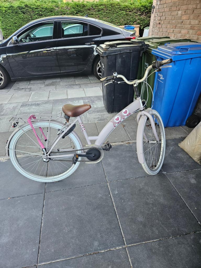 Leuke kinderfiets met lage instap, Overige merken, Terugtraprem, Ophalen of Verzenden, Minder dan 47 cm
