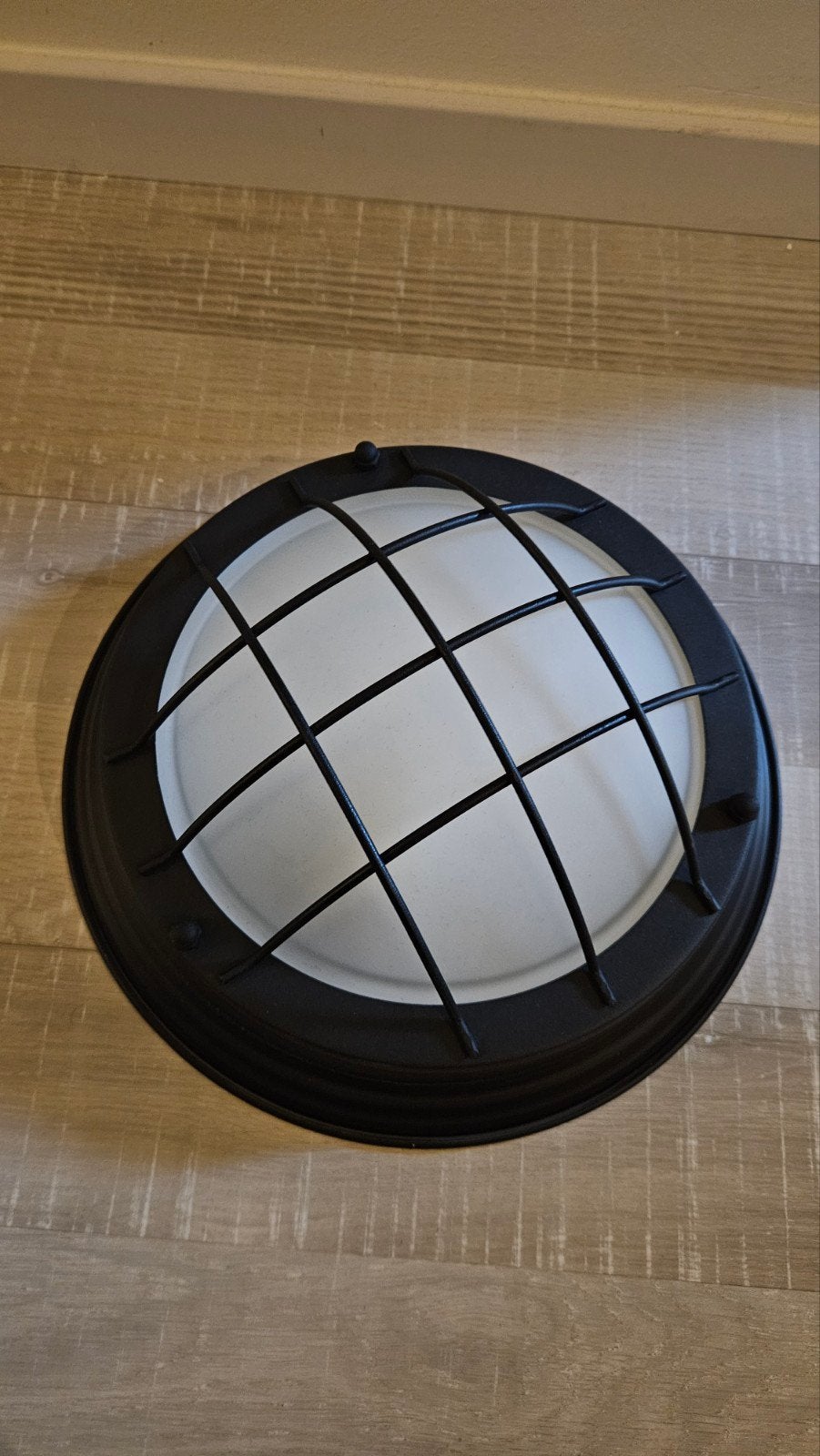 Industriële Plafondlamp Zwart - Ø 29 cm - Brilliant, Metaal, Overige merken, Industrieel, E27 (groot)