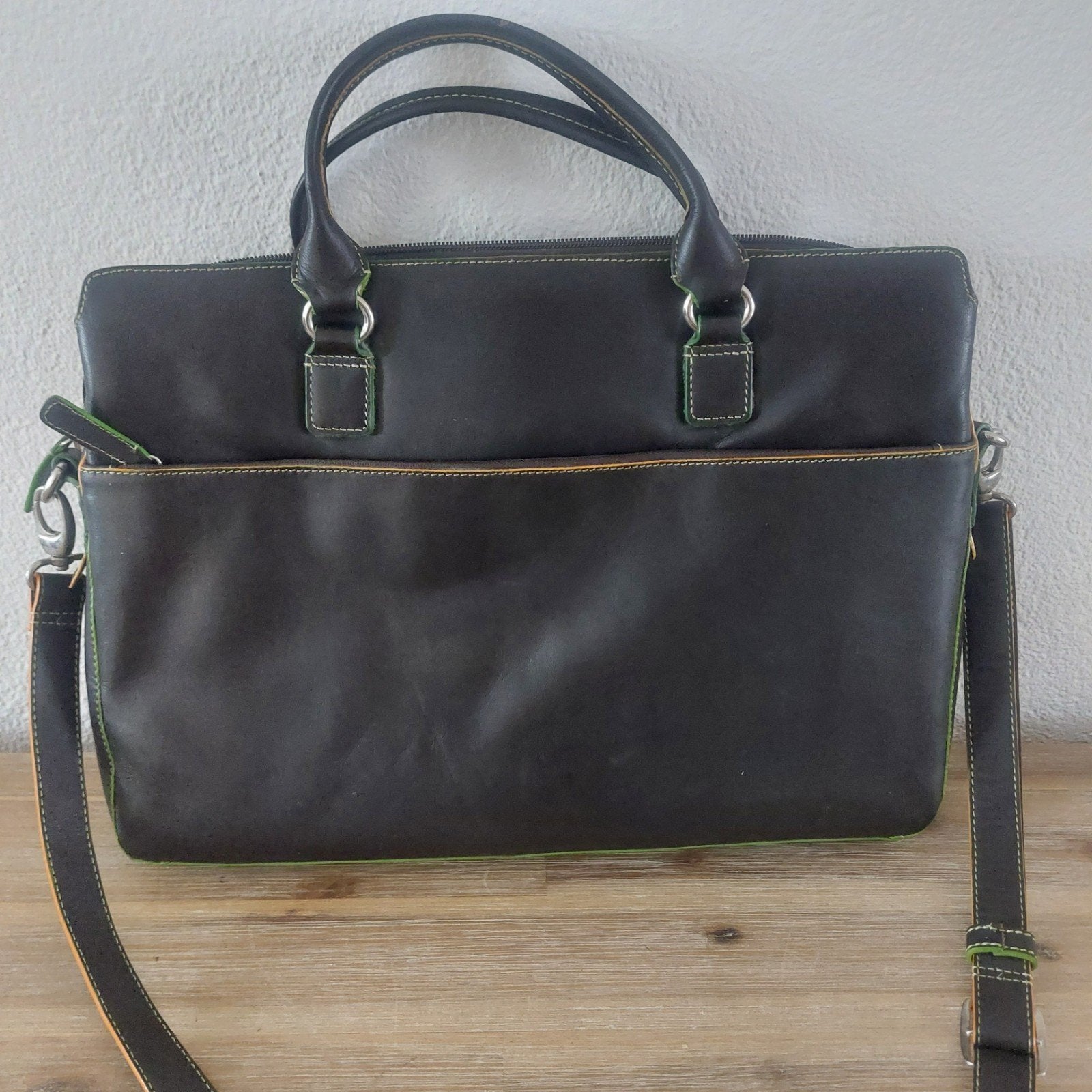 Mywalit Akte, Laptoptas in nieuwstaat, Bruin, Aktetas, Ophalen of Verzenden, Zo goed als nieuw