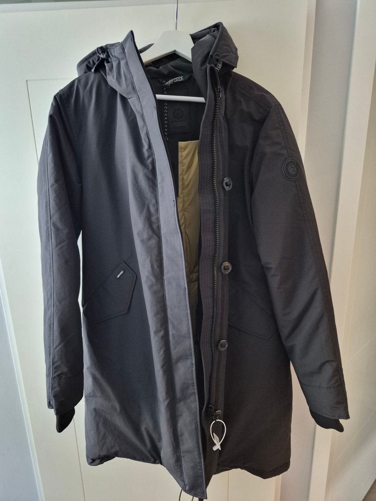 Airforce Parka Ice Dames Winterjas Zwart Maat XL Nieuw, Ophalen, Airforce, Zwart, Maat 46/48 (XL) of groter