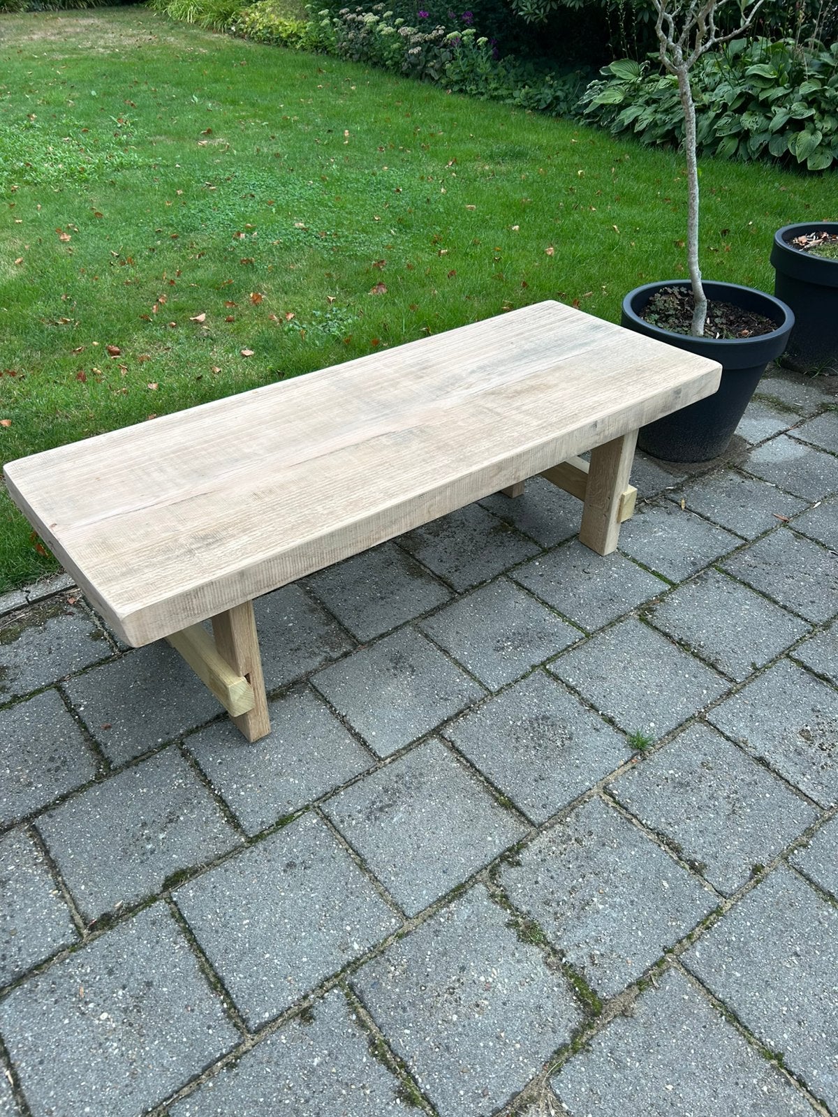Boomstam tafel, Ophalen, 100 tot 150 cm, Nieuw, 50 tot 100 cm