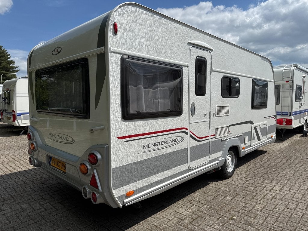 LMC Musica 470 E Voortent/Mover/Vloerverw., Caravans en Kamperen, Standaardzit, Schokbreker, Bedrijf, LMC en Münsterland