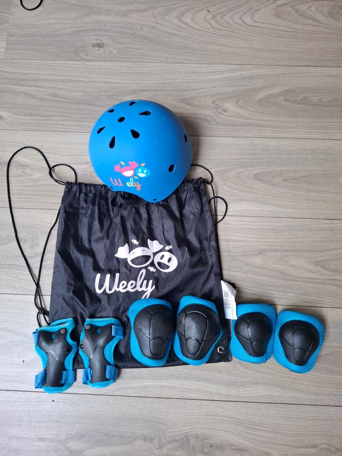 Weely Skate Beschermset Maat S Blauw, Ophalen of Verzenden, Gebruikt, Kinderen