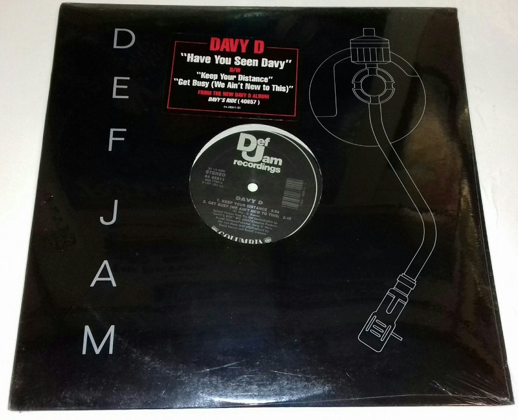 Davy D VINYL 12 INCH GESEALED 1987 Def Jam Have you seen, Geseald, Ophalen of Verzenden, 12 inch, Nieuw in verpakking