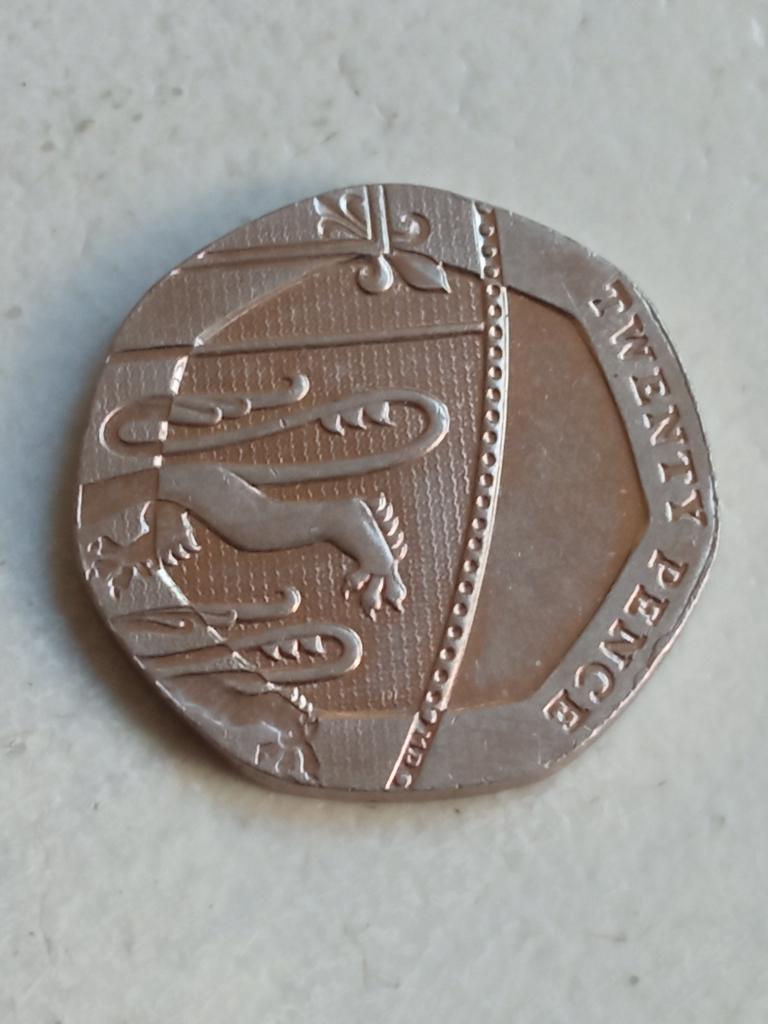 Verenigd Koninkrijk 20 pence 2009., Postzegels en Munten, Ophalen of Verzenden, Overige landen, Losse munt