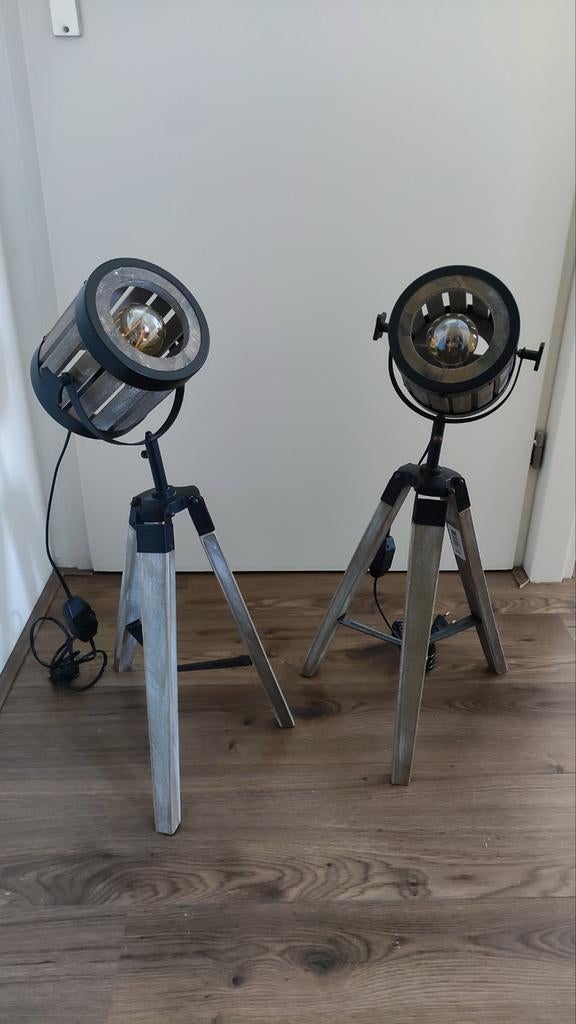 Set van 2 studio lampen Loods5, Ophalen, Zo goed als nieuw, Minder dan 100 cm, Industrieel