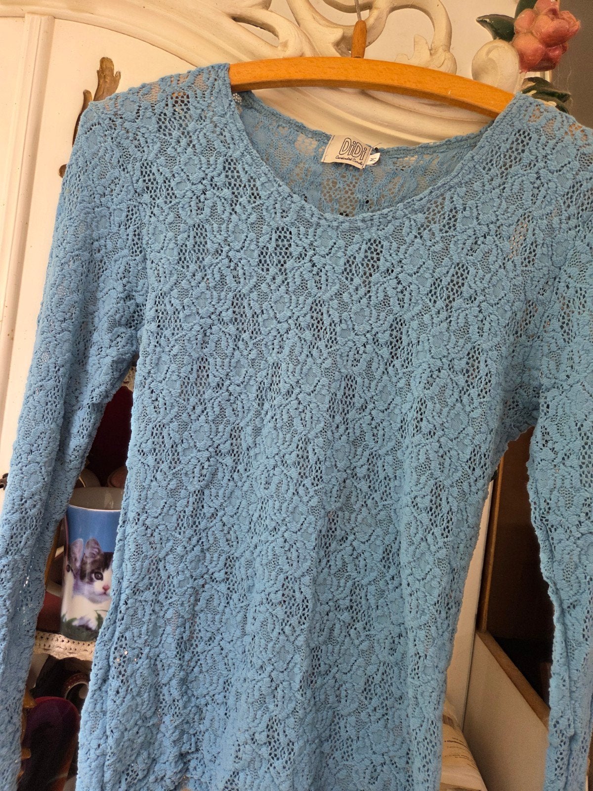 Top Didi Nieuw met kaartje. Maat M., Maat 38/40 (M), Blauw, Nieuw, Didi