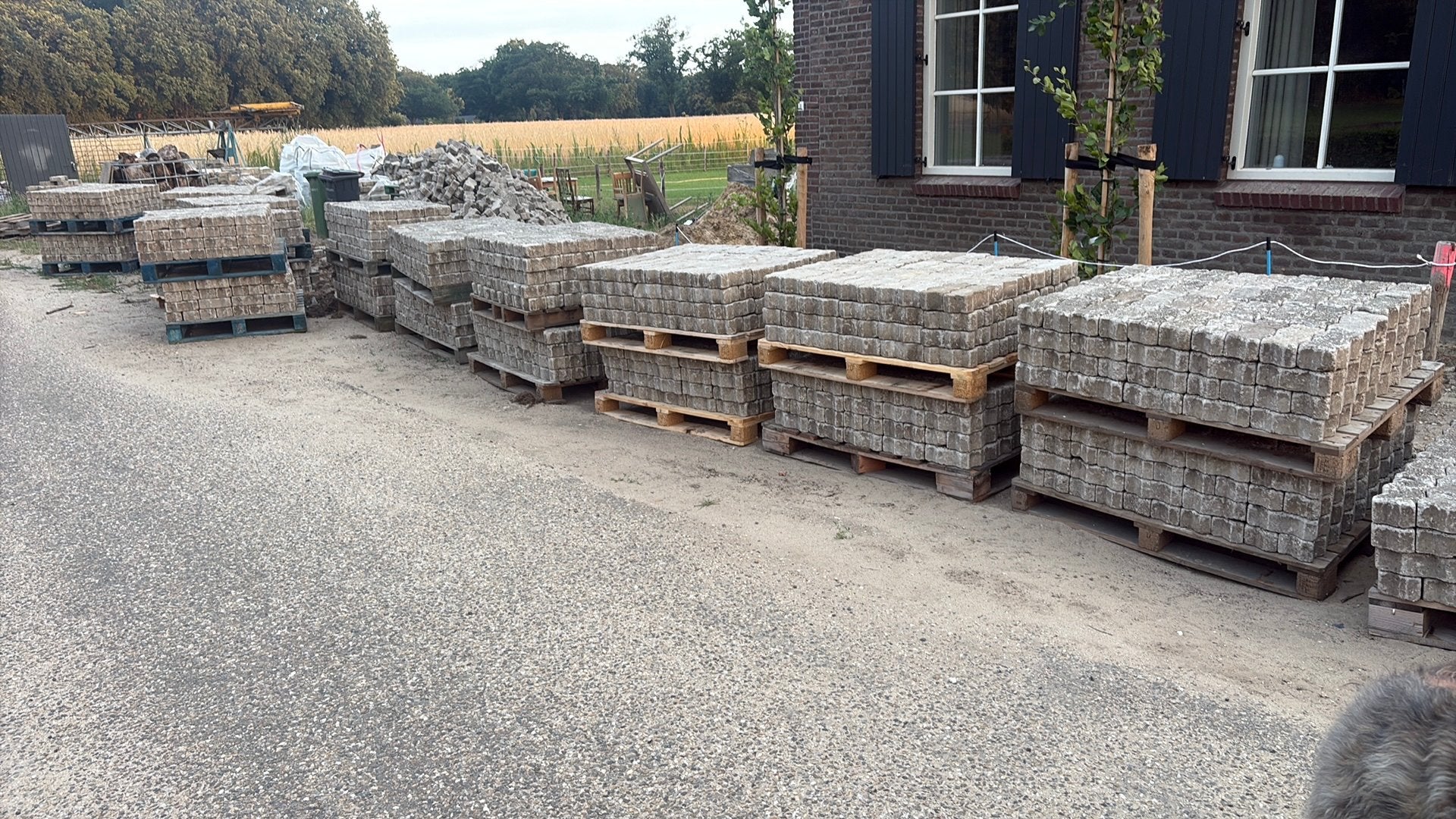 Grastegels 180-200vierkante meter, Ophalen, Beton, Klinkers