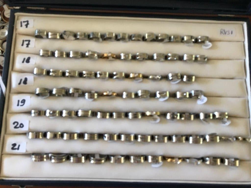 partij ringen, Sieraden, Tassen en Uiterlijk, 18 tot 19, IJzer of Staal, Nieuw, Ophalen of Verzenden