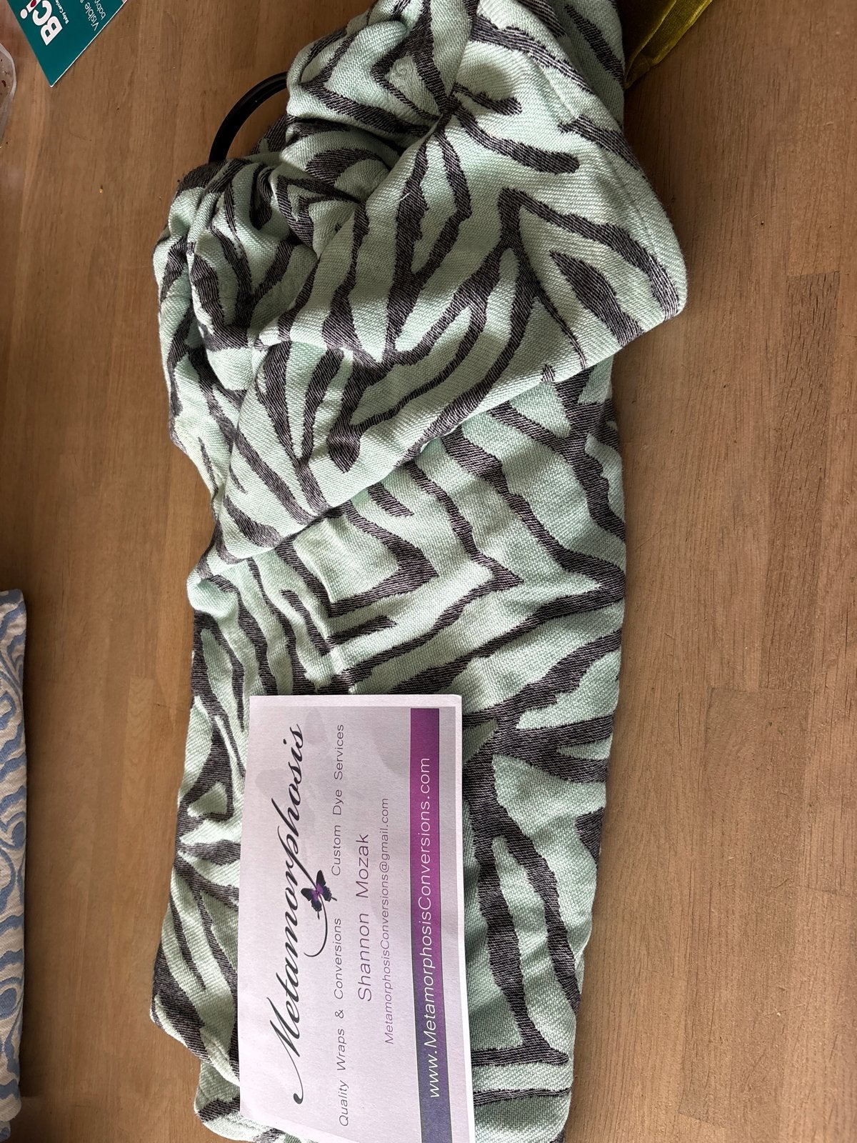 Metamorphosis Draagdoek - Zebraprint - Zo goed als nieuw, Kinderen en Baby's, Babydragers en Draagdoeken, Overige merken, Draagdoek