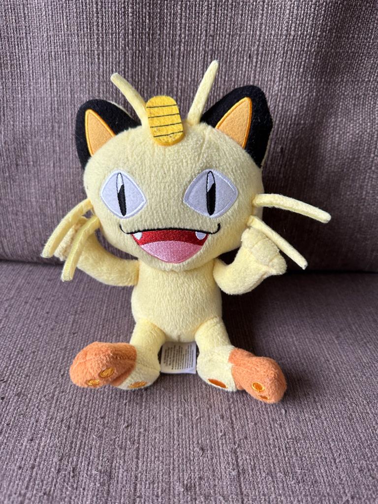 Tomy Pokémon knuffel Meowth, Kinderen en Baby's, Speelgoed | Knuffels en Pluche, Ophalen of Verzenden, Zo goed als nieuw, Overige typen