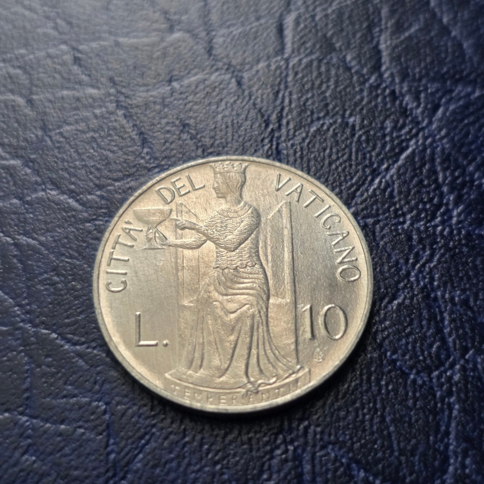 10 lire 1980 Vaticaan - Paus Johannes Paulus II, Ophalen of Verzenden, Overige landen, Losse munt
