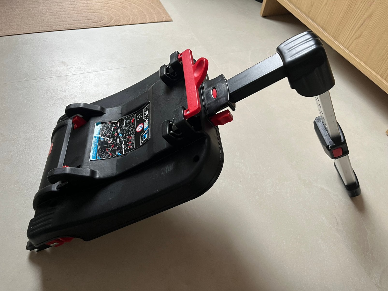 Isofixbase Titanium Baby Onyx, Kinderen en Baby's, Autostoeltjes, Zo goed als nieuw, Isofix, 0 t/m 13 kg, Ophalen