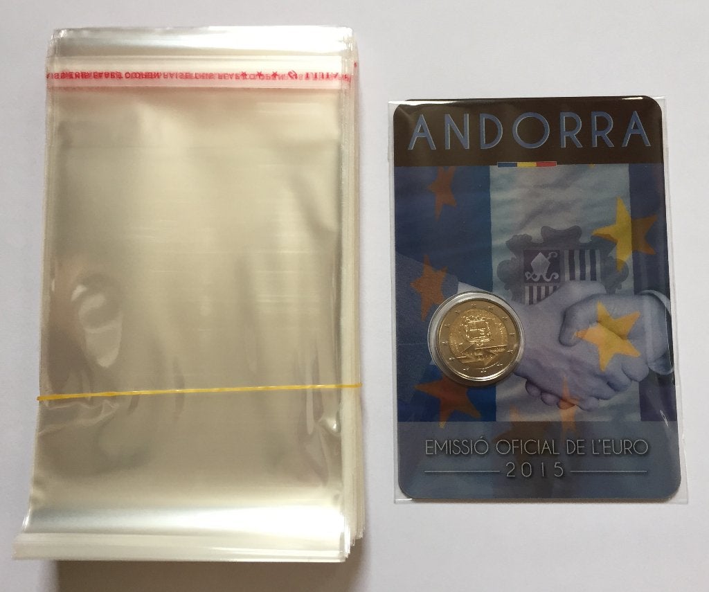 Plastic zakjes voor opbergen groot formaat coincards, Postzegels en Munten, Munten en Bankbiljetten | Toebehoren, Verzenden, Overige typen