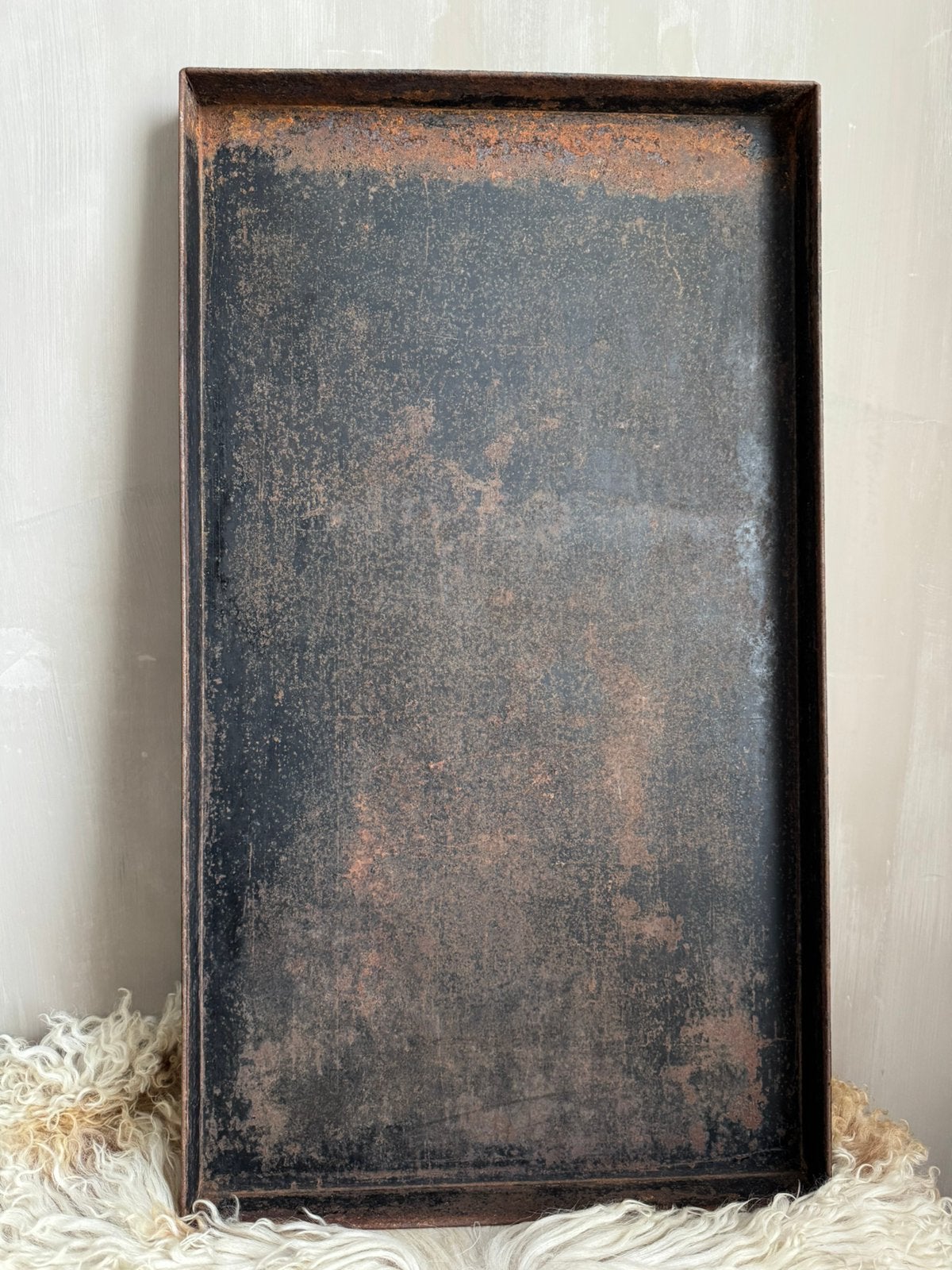 Vintage bakplaat groot magneetbord onderzetter, Ophalen