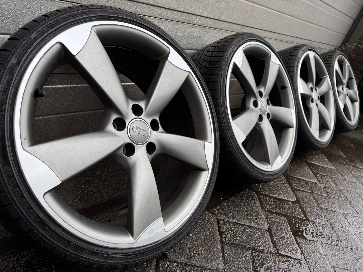 origi. 20 inch Audi Rotor A4 S4 B8 B9 TT TTS velgen banden, Auto-onderdelen, Banden en Velgen, -, -, Banden en Velgen, Ophalen of Verzenden