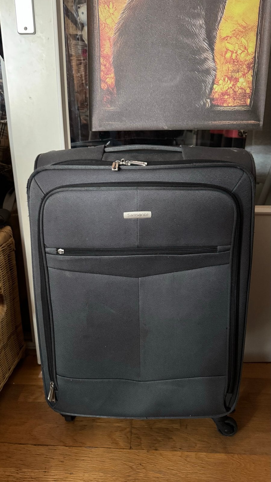 Samsonite Koffer spinner 4 wielen soft-case 65 /45 /25 cm, 60 tot 70 cm, Gebruikt, Ophalen of Verzenden, Zacht kunststof