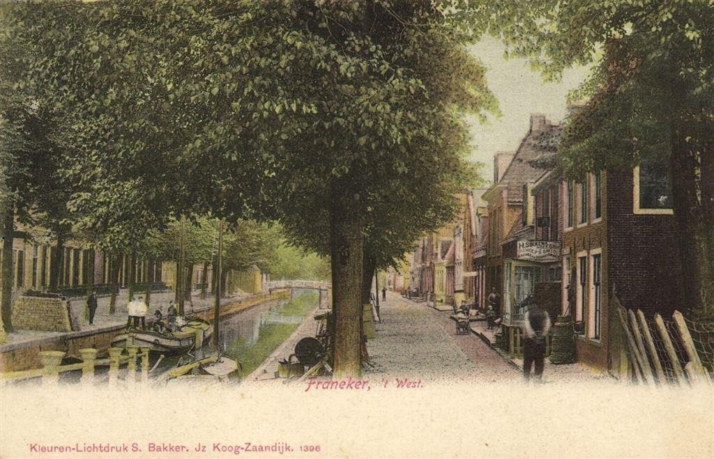Franeker, t West. - volk Sikkema Smid - ongelopen, Verzenden, Voor 1920, Ongelopen, Friesland