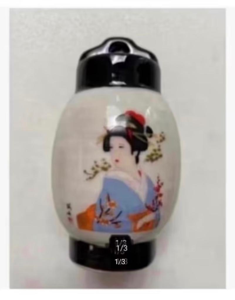 Antiek Japans belletje, porselein, 8,5 cm, Antiek en Kunst, Ophalen of Verzenden