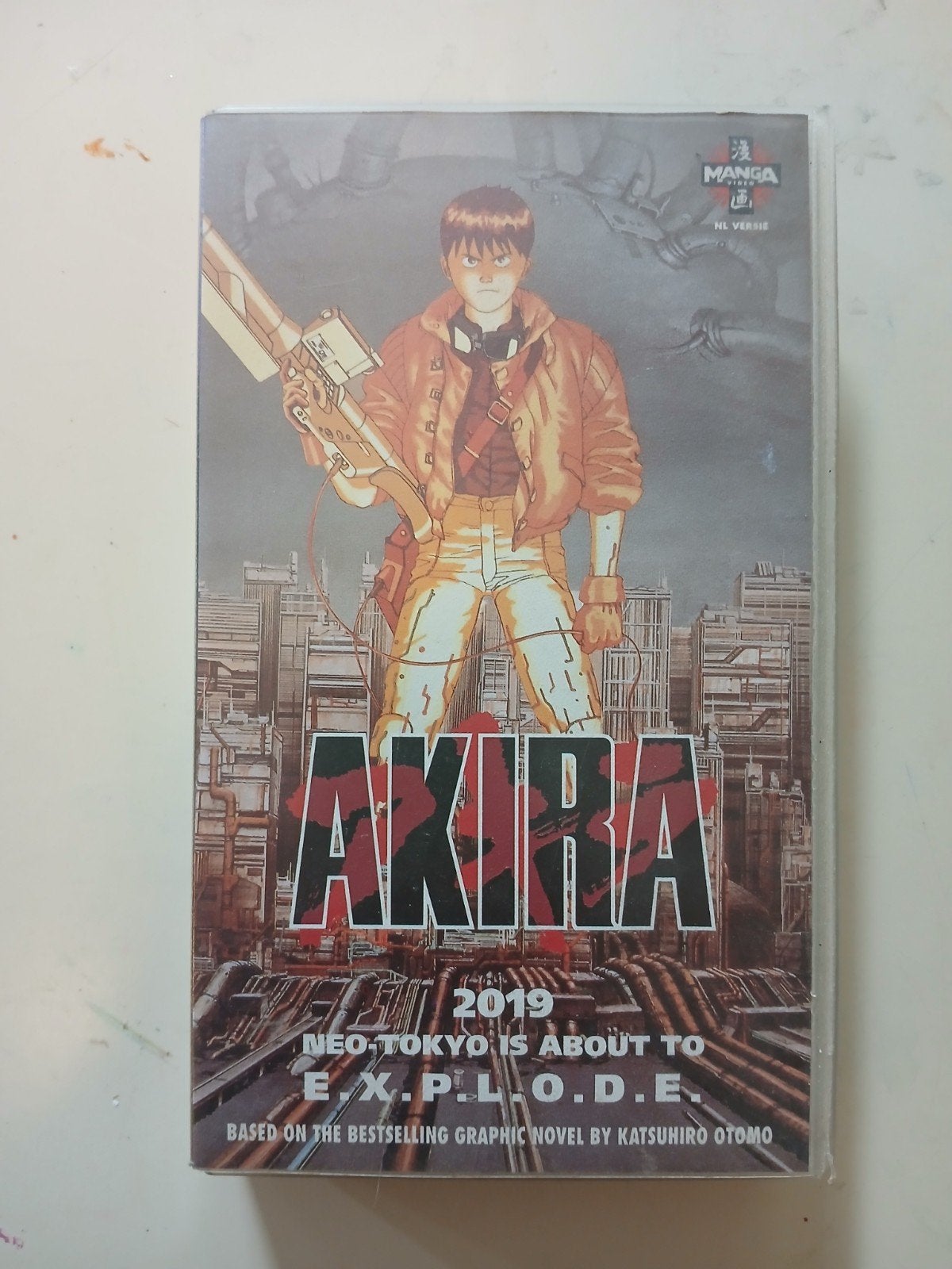 Akira VHS - Manga Entertainment - NL Versie, Nederlands ondertiteld, Vanaf 16 jaar, Science Fiction en Fantasy, Ophalen of Verzenden