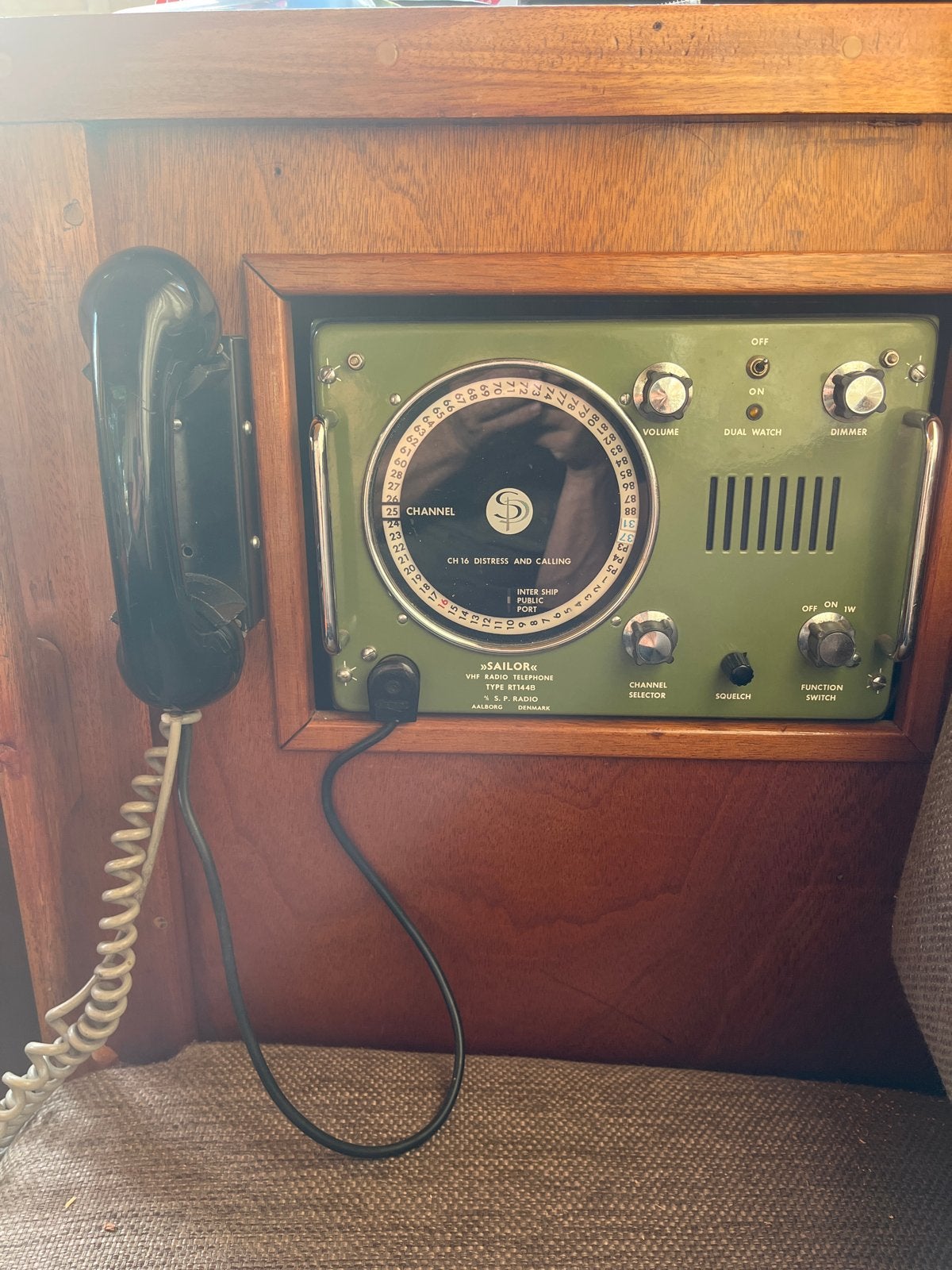 Vintage Sailor VHF Marifoon RT144B - Klassieke Scheepsradio, Ophalen of Verzenden, Gebruikt, Communicatie