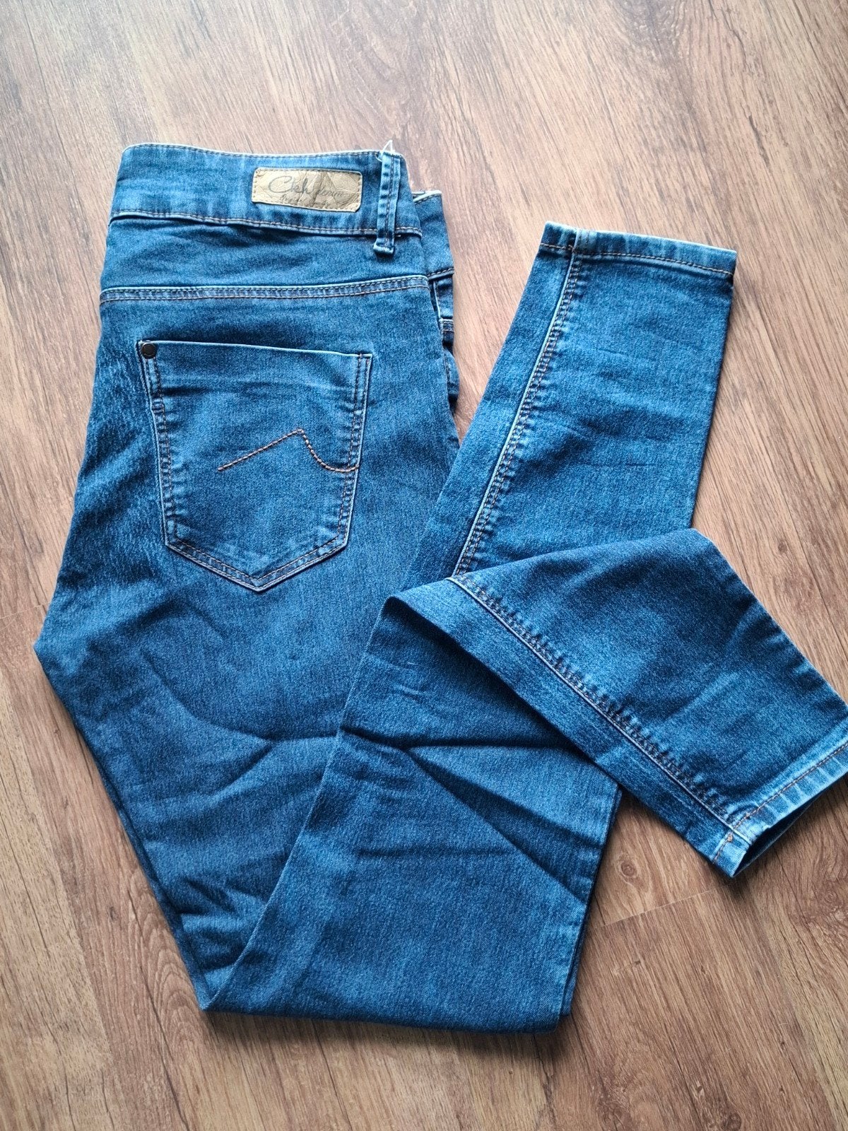 Maat 40 - Blauwe JEGGING Spijkerbroek, Ophalen of Verzenden, Zo goed als nieuw, Blauw, W30 - W32 (confectie 38/40)