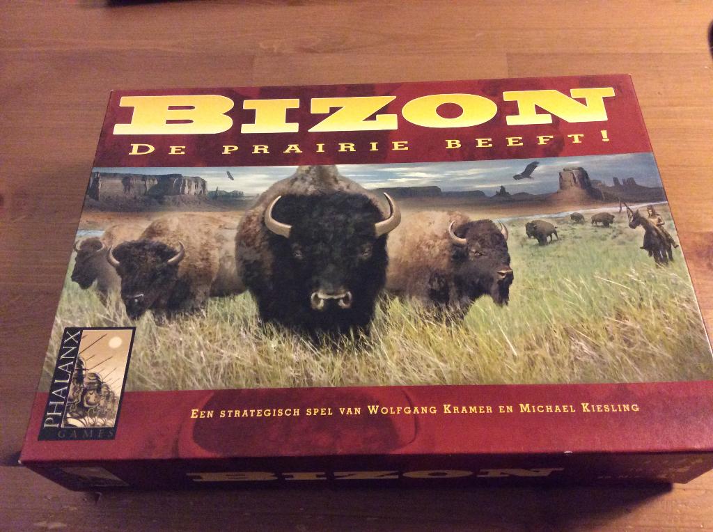 Bizon, de Prairie Beeft. gezelschapsspel van Phalanx Games, Hobby en Vrije tijd, Gezelschapsspellen | Overige, Zo goed als nieuw