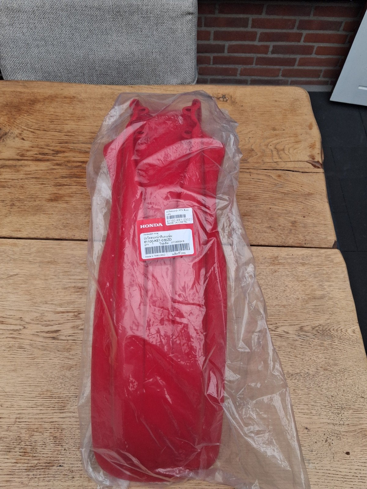 Rood Voorspatbord Honda MTX R2 125 200 - Nieuw, Ophalen of Verzenden