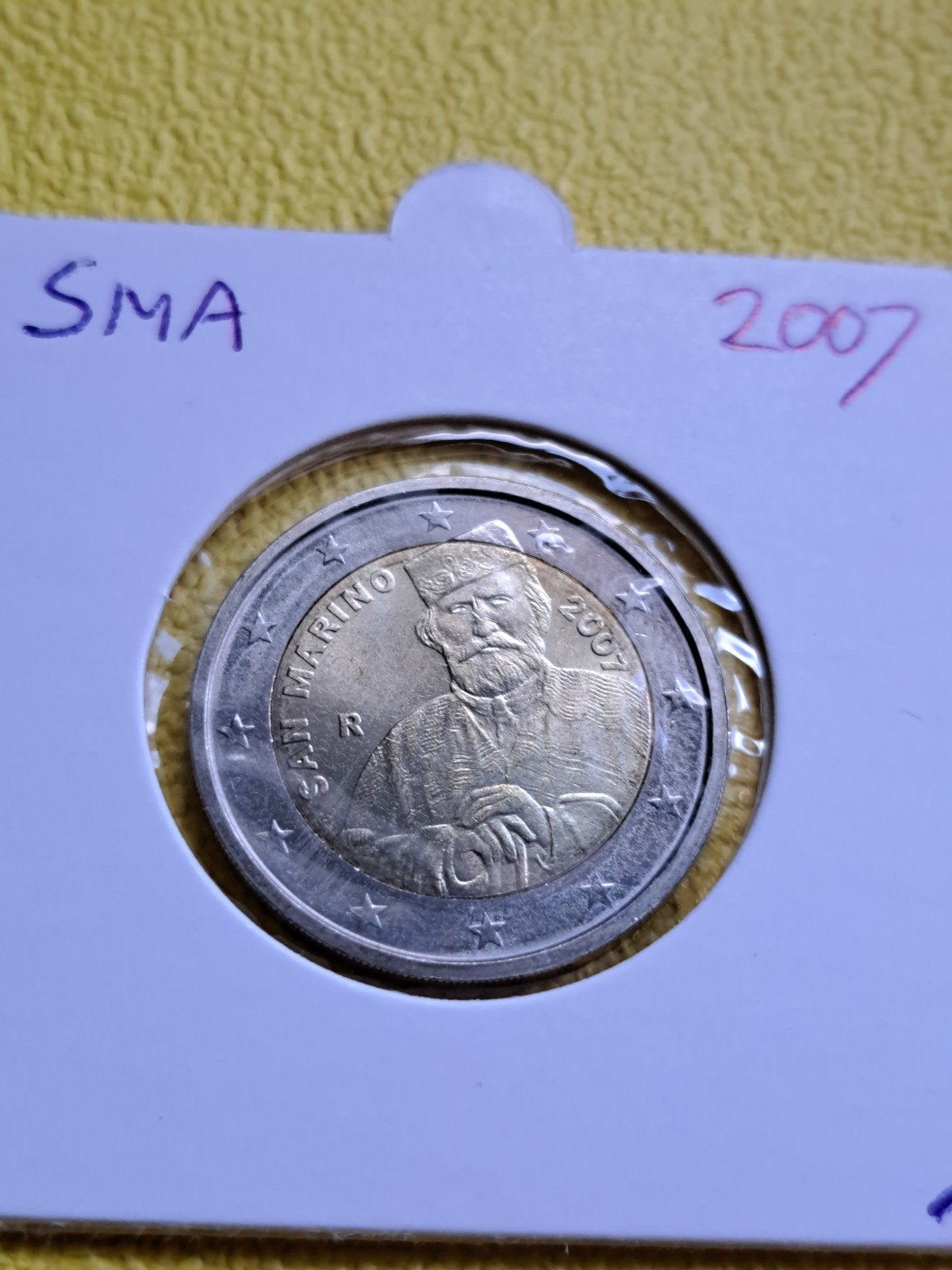 2 euro UNC SAN MARINO 2007 Garibaldi, Ophalen of Verzenden, San Marino, 2 euro