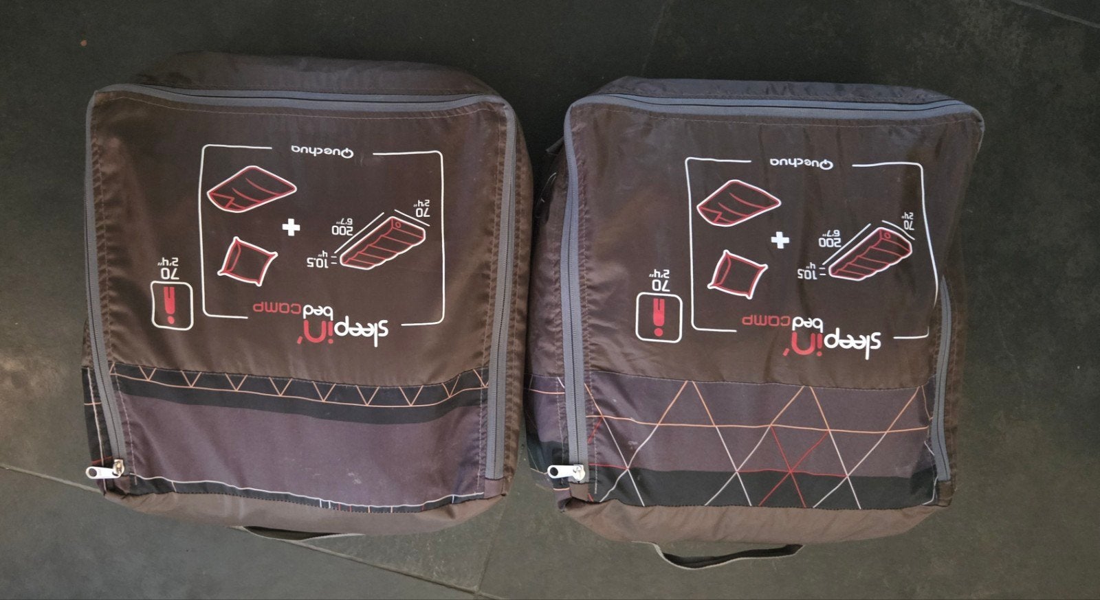 Quechua Sleepin' Bed Camp slaapsets (2 stuks), Caravans en Kamperen, Ophalen, Gebruikt