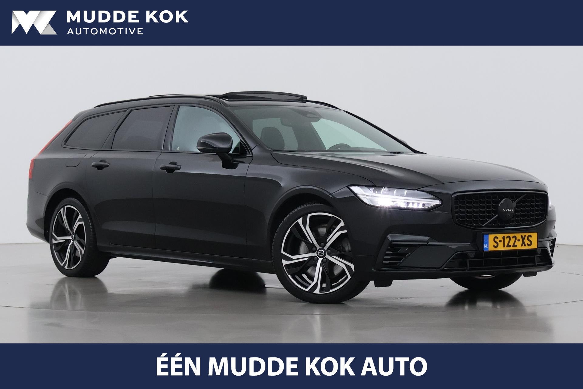 Volvo V90 T6 Recharge R-Design | FACELIFT | Bowers&Wilkins |, Auto's, Euro 6, 4 cilinders, 1969 cc, Leder en Stof