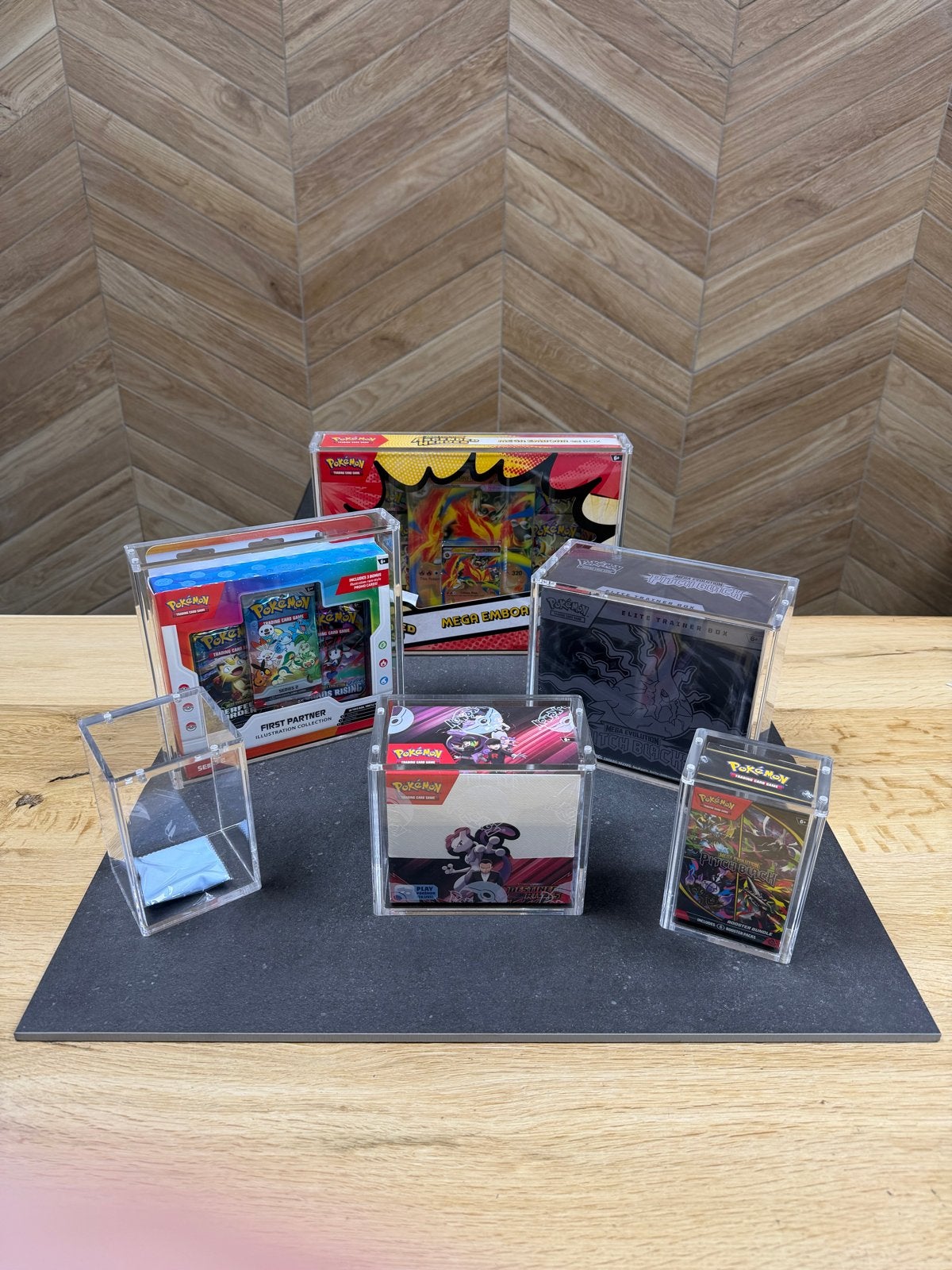 Acryl case voor Pokémon boxen - Diverse maten etb/booster/ex, Ophalen of Verzenden, Nieuw