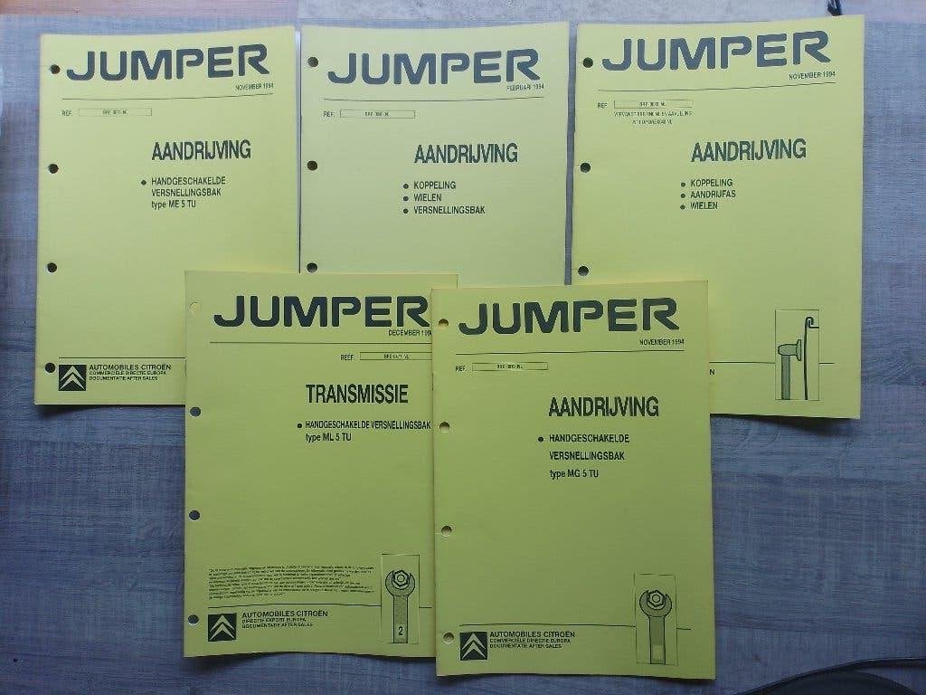 Citroen Jumper 1994-06 dealer werkplaatsboeken Transmissie, Ophalen of Verzenden, Gelezen, Citroën